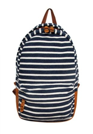 Hipster Backpack - Carrot Striped